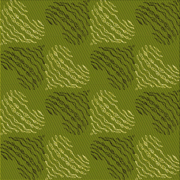 Round Machine Washable Transitional Pistachio Green Rug, wshpat3279yw