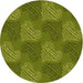 Square Machine Washable Transitional Pistachio Green Rug in a Living Room, wshpat3279yw