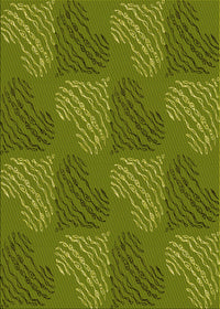 Machine Washable Transitional Pistachio Green Rug, wshpat3279yw