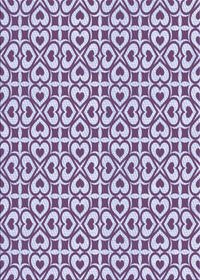 Machine Washable Transitional Bright Grape Purple Rug, wshpat328blu