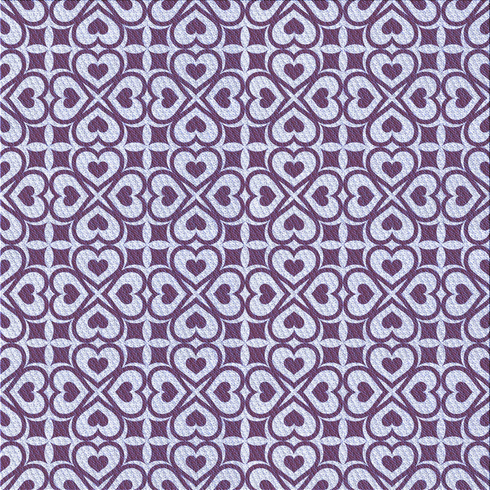 Round Patterned Bright Grape Purple Rug, pat328blu