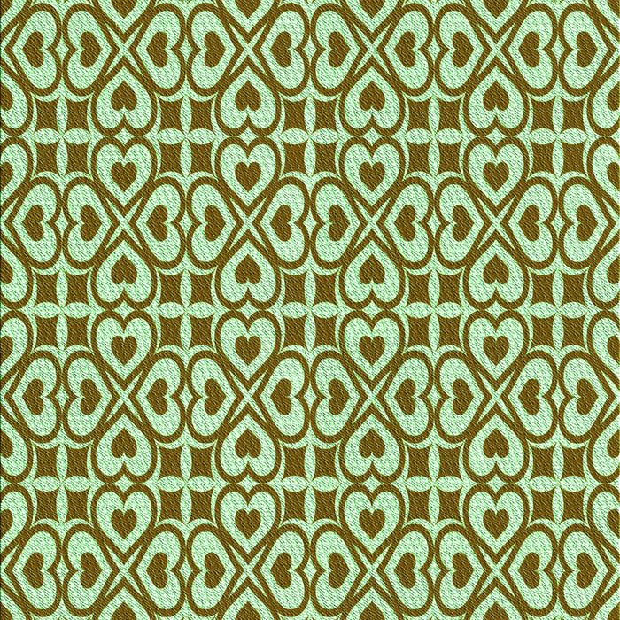 Patterned Dark Bronze Brown Rug, pat328grn