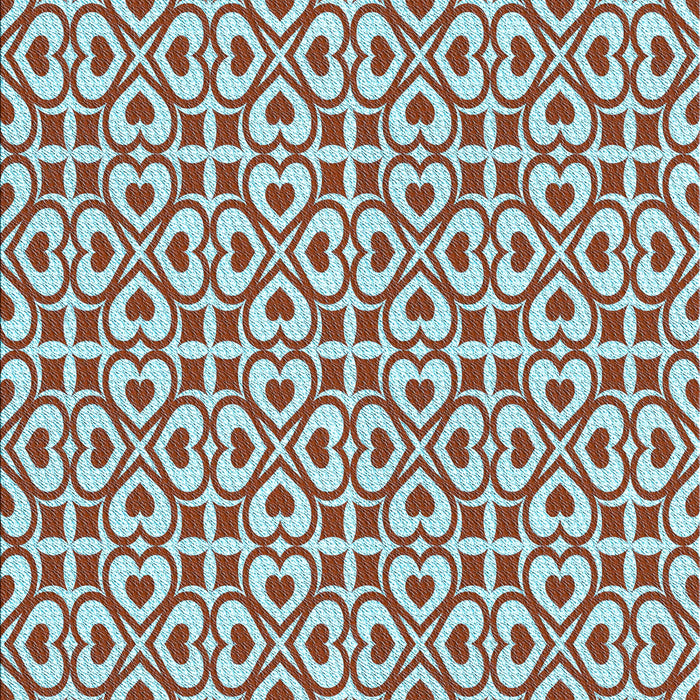 Patterned Blue Rug, pat328lblu