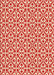 Patterned Red Rug, pat328org