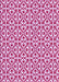 Machine Washable Transitional Blossom Pink Rug, wshpat328pur