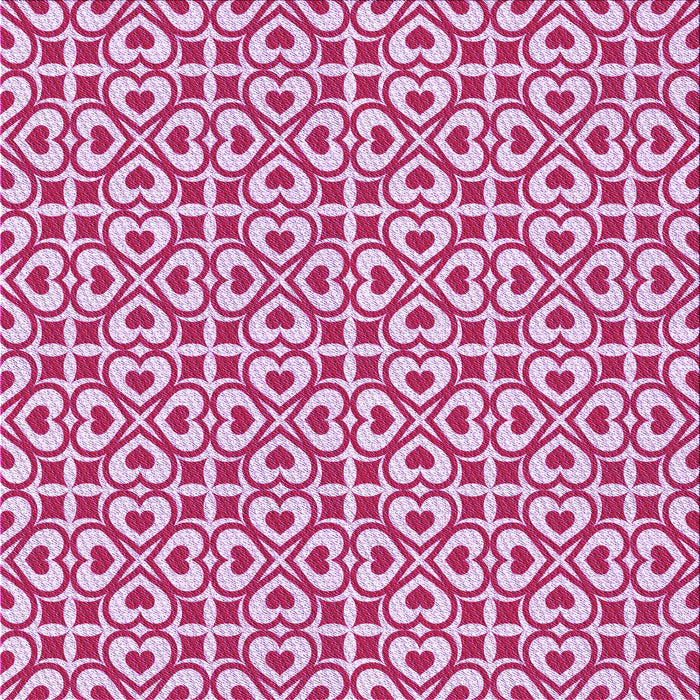 Round Machine Washable Transitional Blossom Pink Rug, wshpat328pur