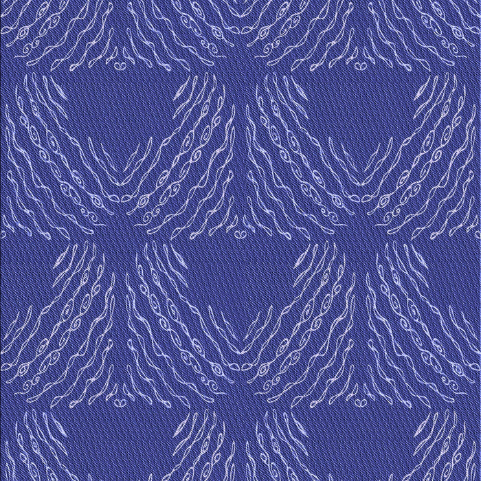 Patterned Cobalt Blue Rug, pat3280blu