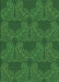 Patterned Deep Emerald Green Rug, pat3280grn