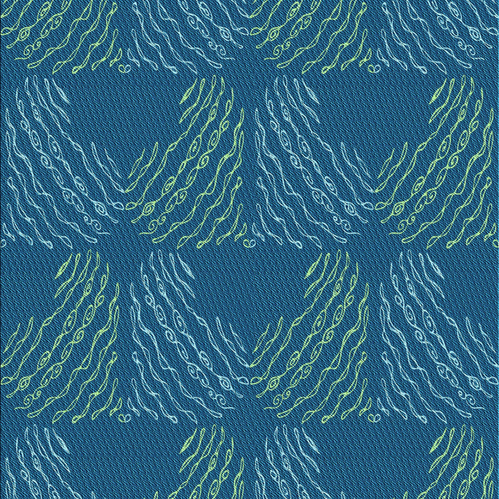 Patterned Blueberry Blue Rug, pat3280lblu