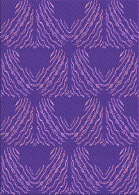 Machine Washable Transitional Amethyst Purple Rug, wshpat3280pur