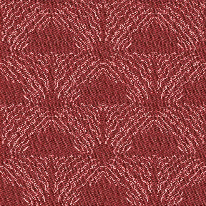 Round Machine Washable Transitional Red Rug, wshpat3280rd