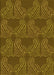 Patterned Dark Golden Brown Rug, pat3280yw