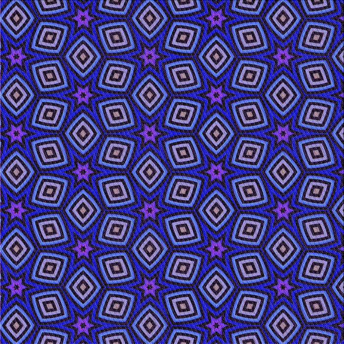 Round Patterned Midnight Blue Rug, pat3281pur