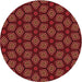 Square Machine Washable Transitional Dark Red Rug in a Living Room, wshpat3281rd