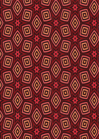 Machine Washable Transitional Dark Red Rug, wshpat3281rd