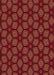 Machine Washable Transitional Dark Red Rug, wshpat3281rd