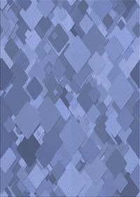 Machine Washable Transitional Sky Blue Rug, wshpat3282blu