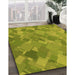 Machine Washable Transitional Green Rug in a Family Room, wshpat3282org