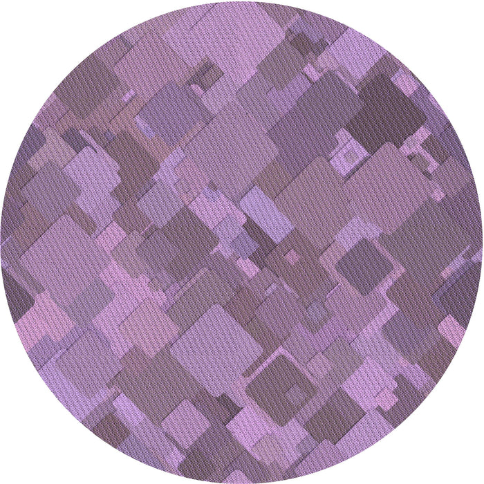 Square Patterned Orchid Purple Rug, pat3282pur