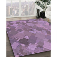 Patterned Orchid Purple Rug, pat3282pur