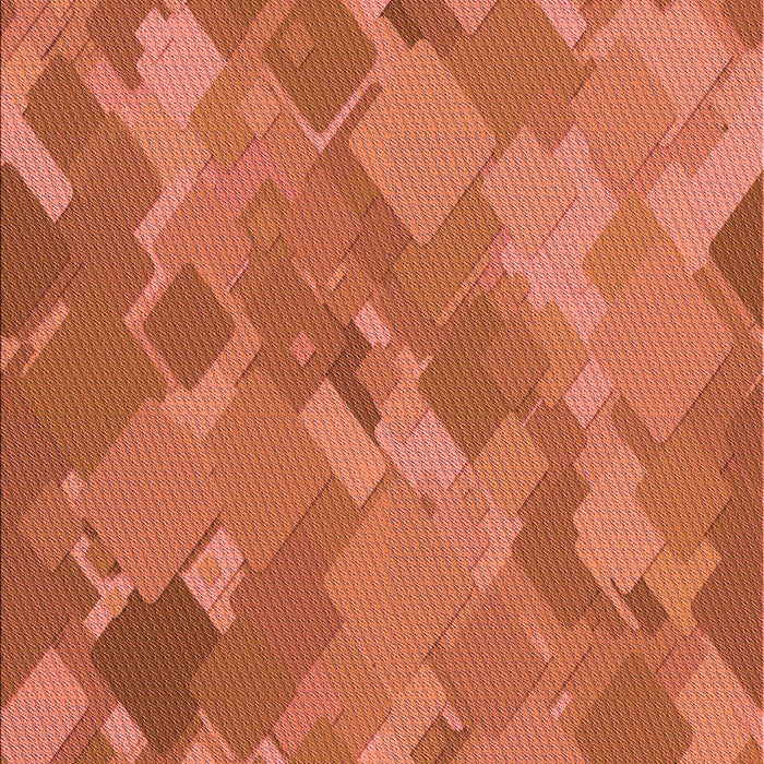 Patterned Bright Orange Rug, pat3282rd
