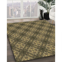 Patterned Copper Brown Rug, pat3283brn