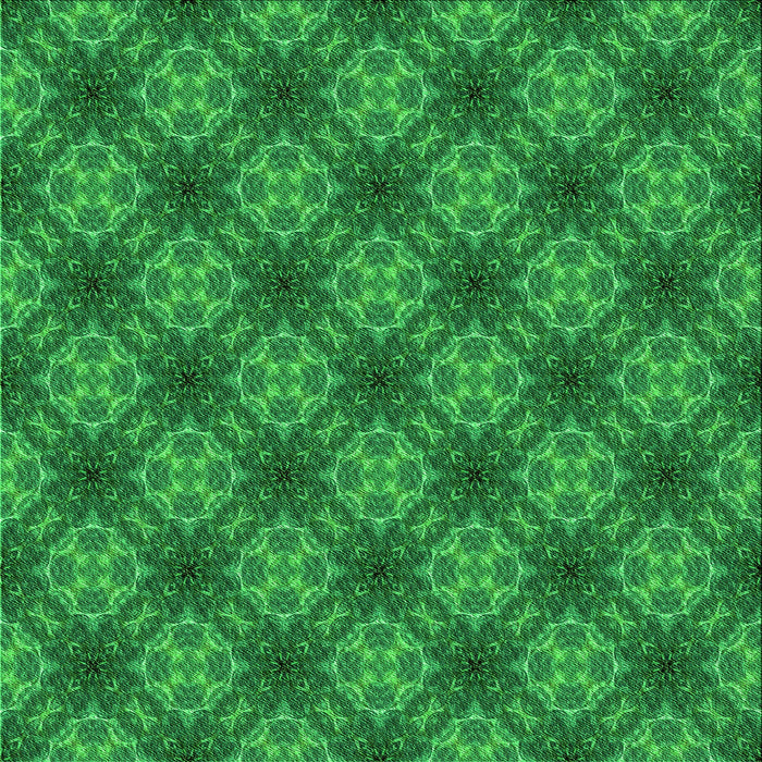 Round Patterned Green Rug, pat3283grn