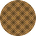 Square Machine Washable Transitional Dark Bronze Brown Rug in a Living Room, wshpat3283org