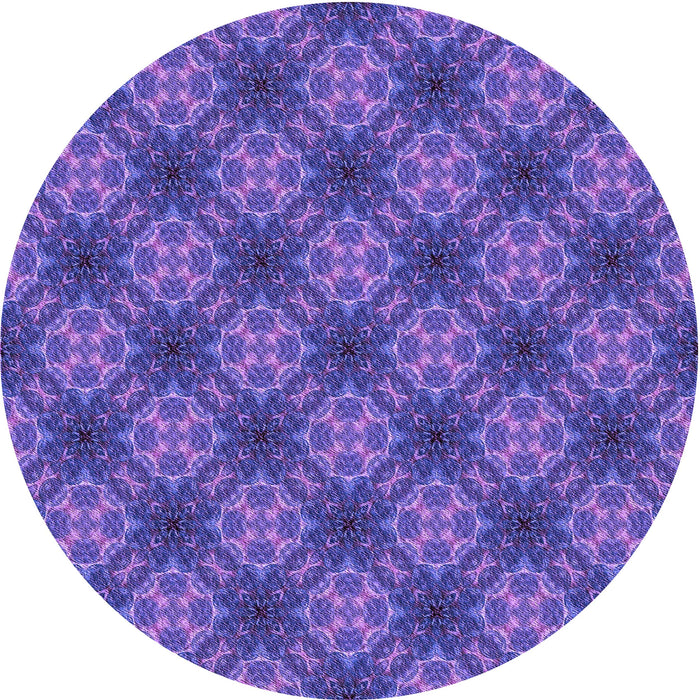 Square Machine Washable Transitional Amethyst Purple Rug in a Living Room, wshpat3283pur