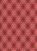 Machine Washable Transitional Red Rug, wshpat3283rd