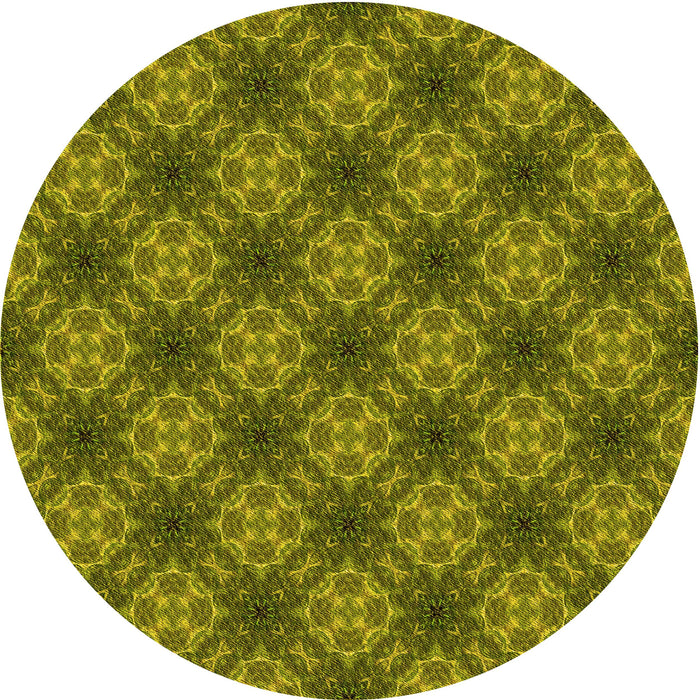 Square Patterned Brown Rug, pat3283yw