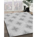 Patterned Dark Gray Rug in Family Room, pat3284gry