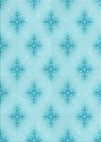 Machine Washable Transitional Blue Rug, wshpat3284lblu