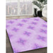 Machine Washable Transitional Purple Rug in a Family Room, wshpat3284pur