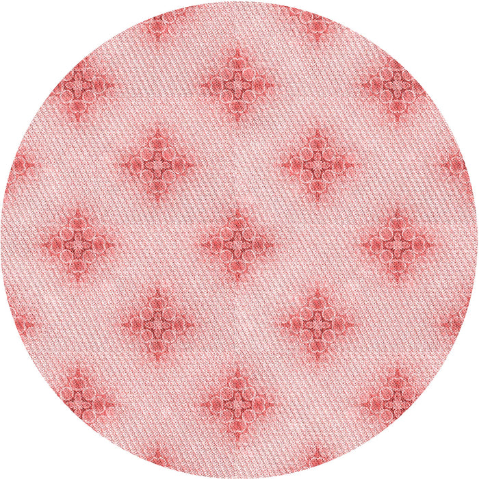Square Patterned Pink Rug, pat3284rd