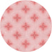 Square Patterned Pink Rug, pat3284rd