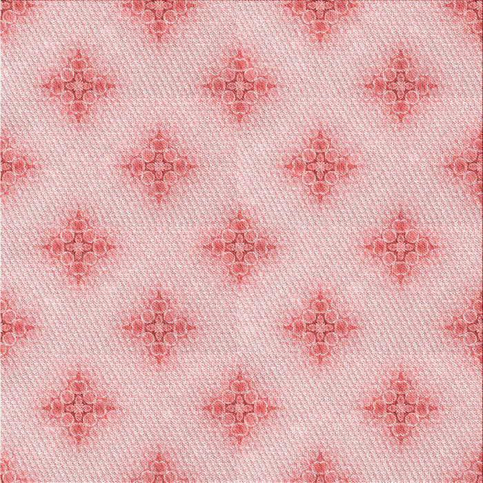 Round Machine Washable Transitional Pink Rug, wshpat3284rd