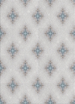 Patterned Off White Beige Novelty Rug, pat3284