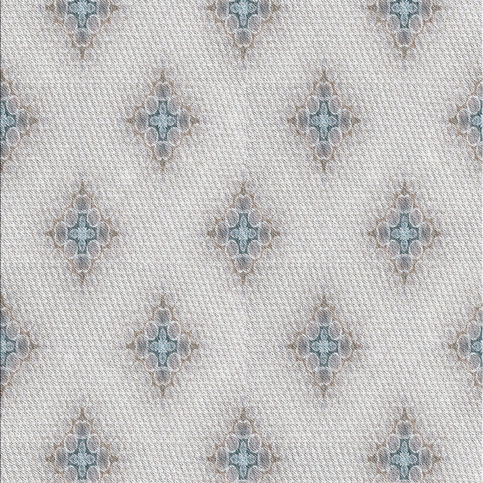 Patterned Off White Beige Novelty Rug, pat3284