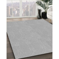 Patterned Silver Gray Rug, pat3285gry