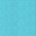 Round Patterned Bright Turquoise Blue Rug, pat3285lblu