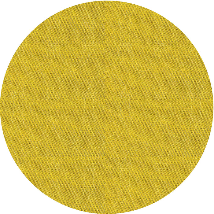 Square Machine Washable Transitional Yellow Rug in a Living Room, wshpat3285yw