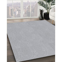 Patterned Gray Novelty Rug, pat3285