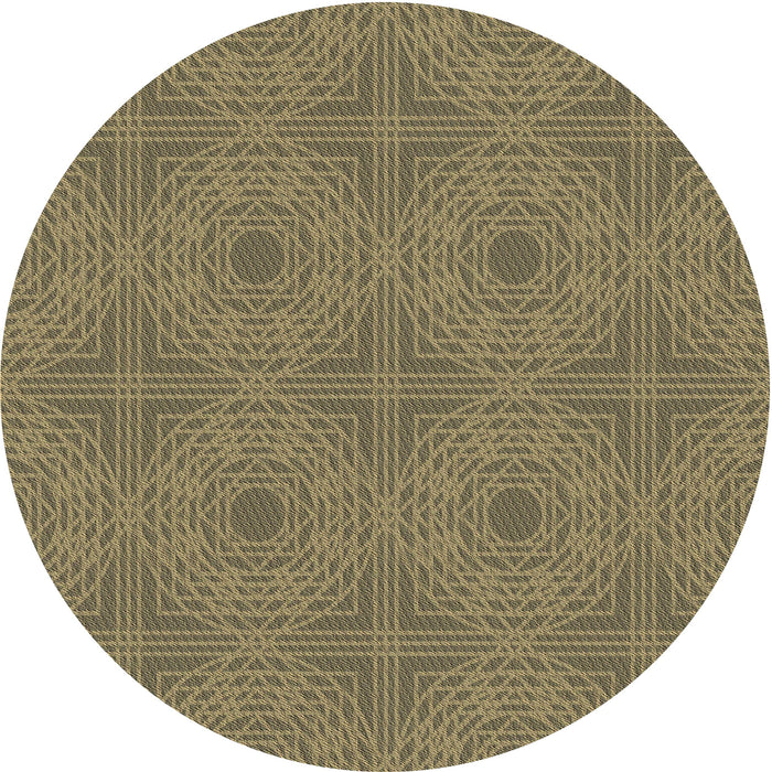 Square Machine Washable Transitional Brass Green Rug in a Living Room, wshpat3286brn