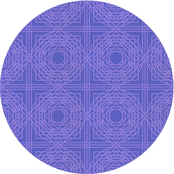 Square Machine Washable Transitional Purple Mimosa Purple Rug in a Living Room, wshpat3286pur