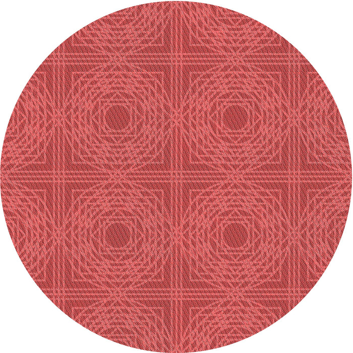 Square Machine Washable Transitional Red Rug in a Living Room, wshpat3286rd