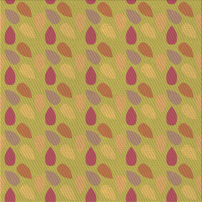 Round Machine Washable Transitional Deep Yellow Rug, wshpat3287brn