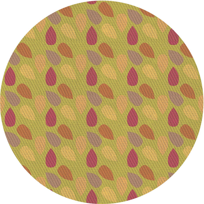 Square Machine Washable Transitional Deep Yellow Rug in a Living Room, wshpat3287brn