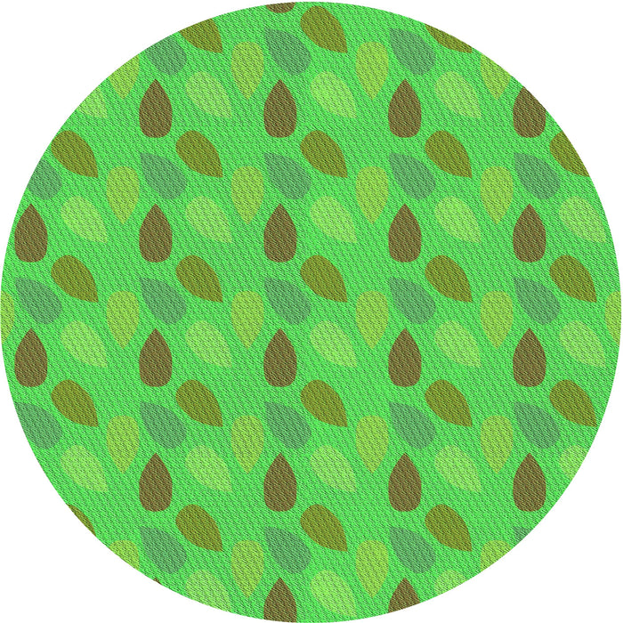 Square Machine Washable Transitional Lime Green Rug in a Living Room, wshpat3287grn