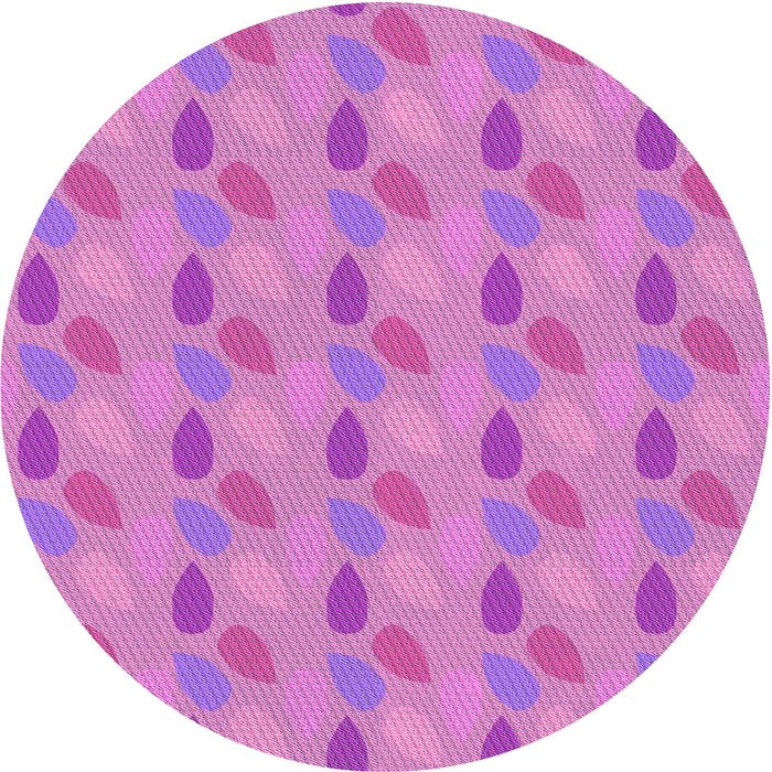 Square Machine Washable Transitional Violet Purple Rug in a Living Room, wshpat3287pur